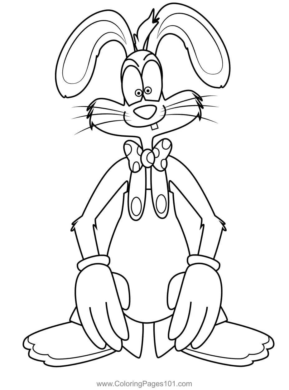 Roger Rabbit Coloring Pages 4
