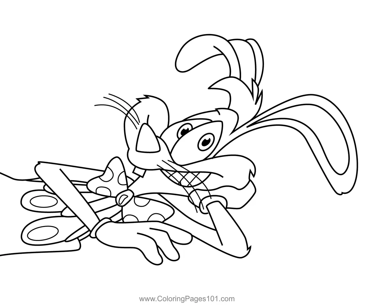 Roger Rabbit Coloring Pages 5