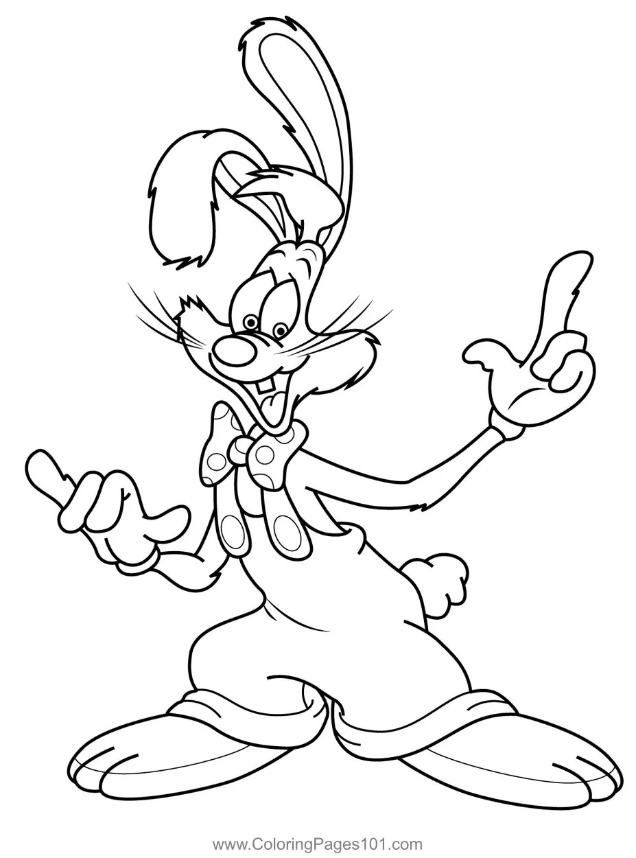 Roger Rabbit Coloring Pages 8
