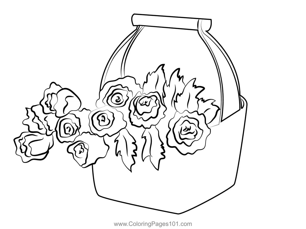 Rose Coloring Pages 2