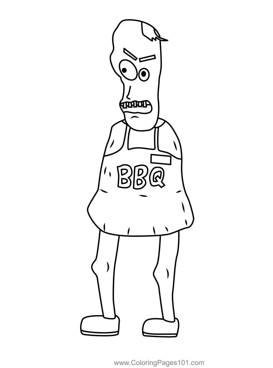 Salad Fingers Coloring Pages 10