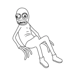 Salad Fingers Coloring Pages 11