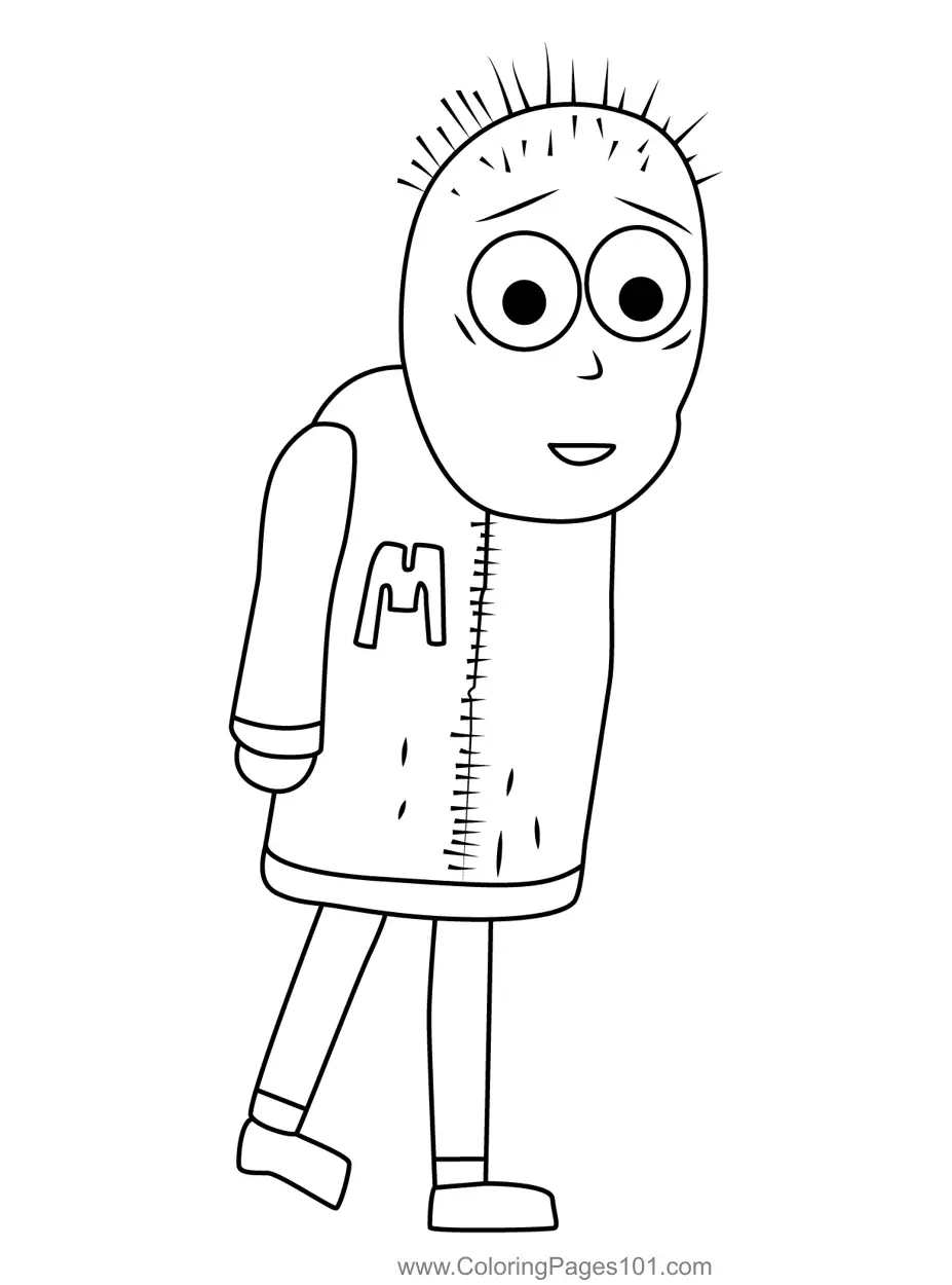 Salad Fingers Coloring Pages 2