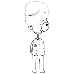 Salad Fingers Coloring Pages 3