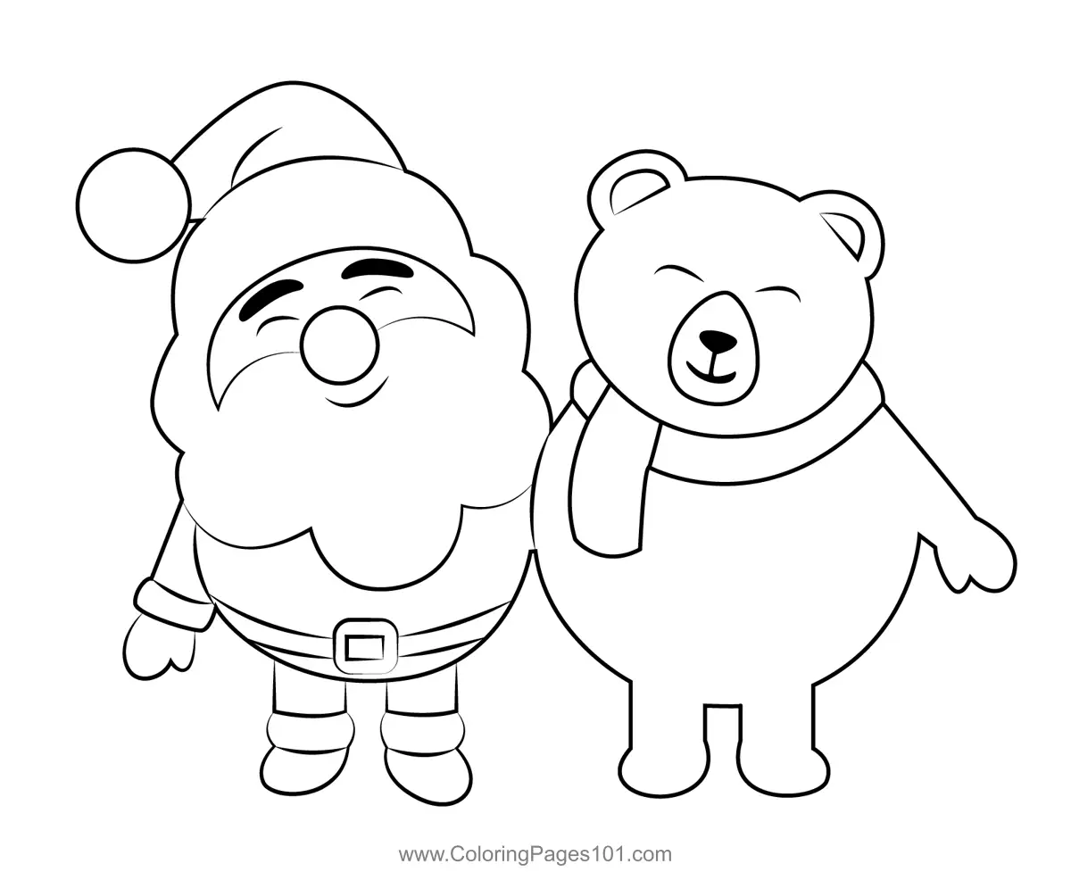 Santa Claus Coloring Pages 11