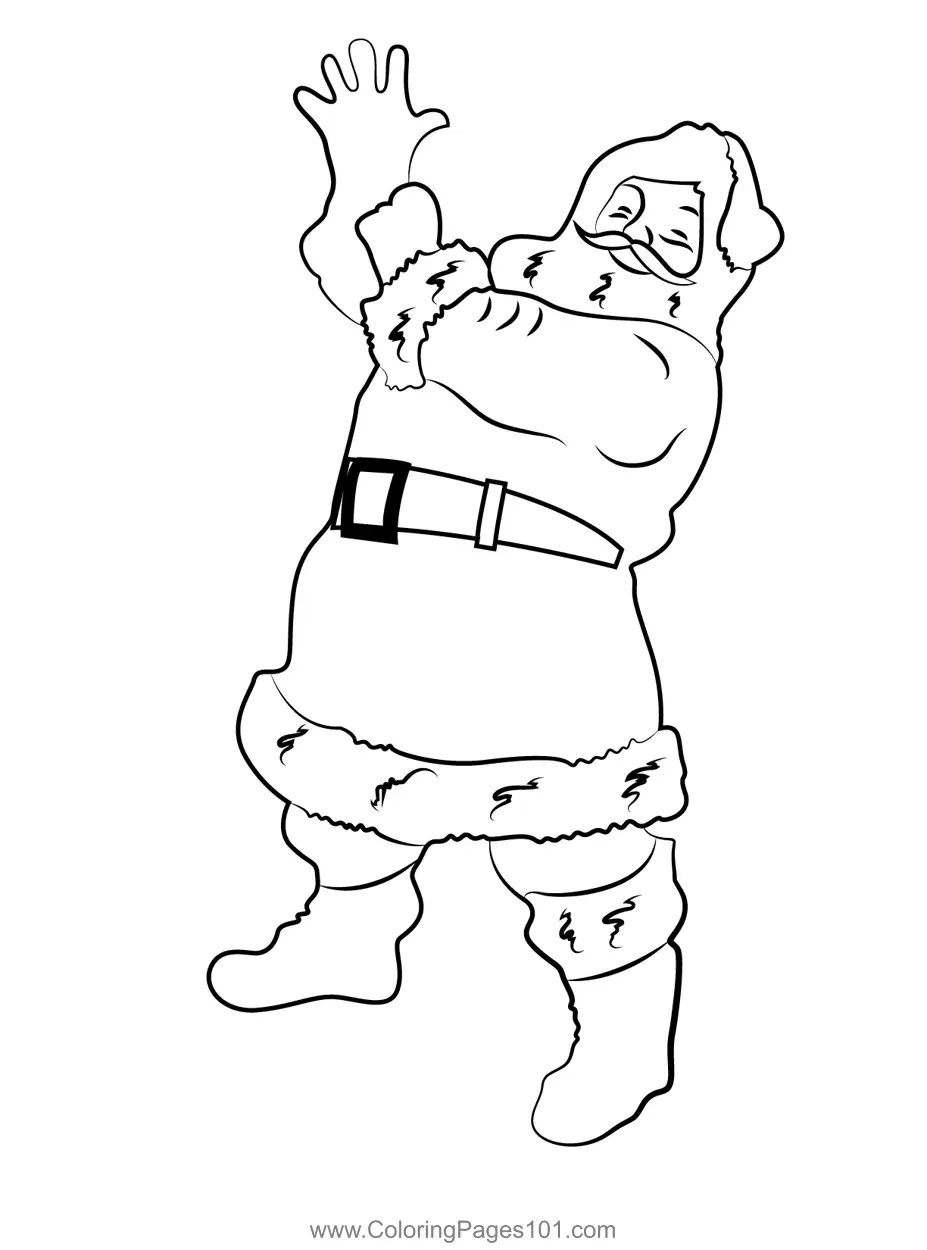 Santa Claus Coloring Pages 2