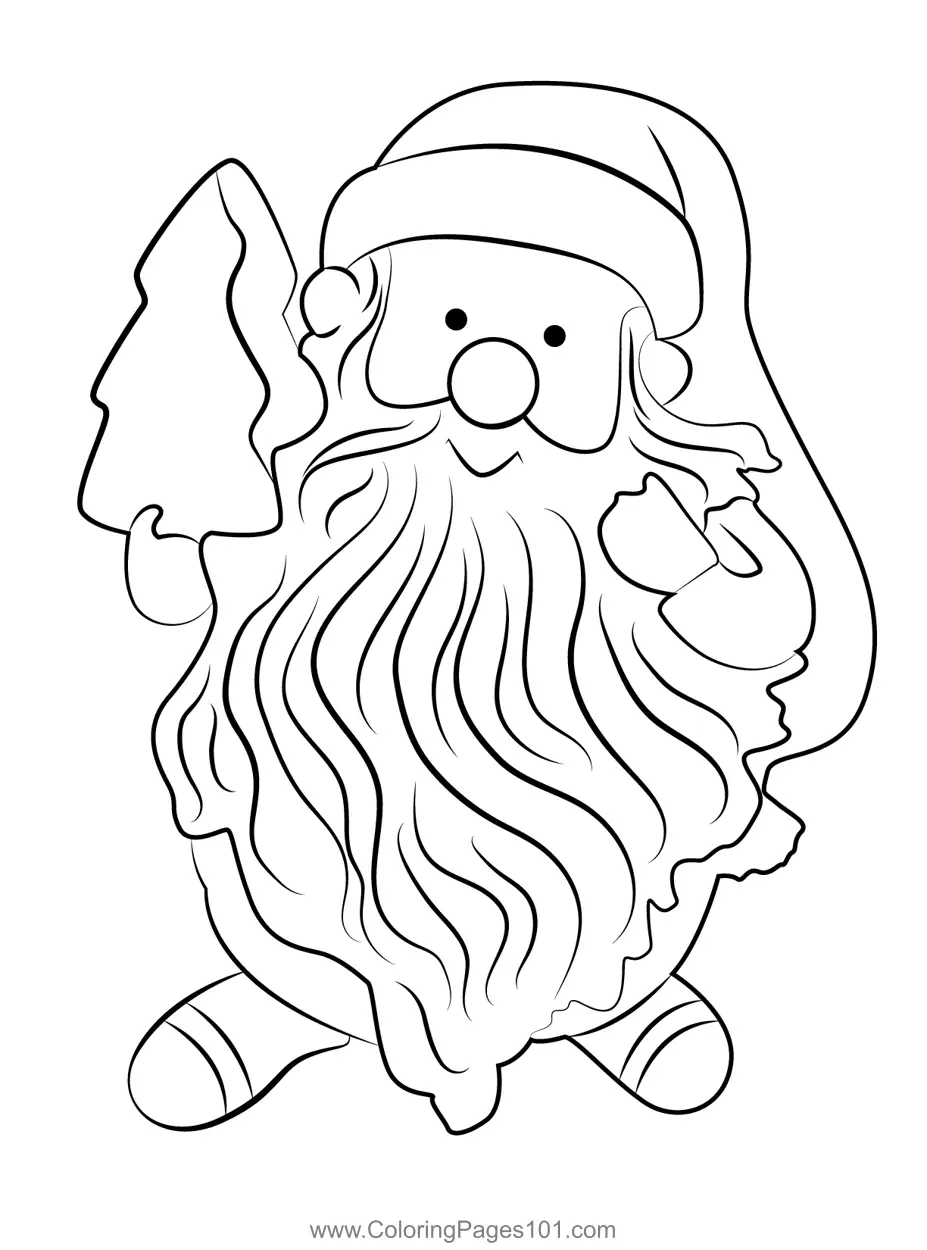 Santa Claus Coloring Pages 3