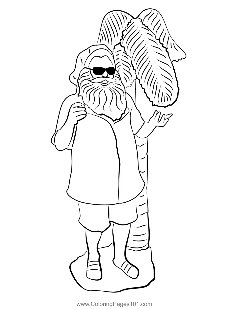Santa Claus Coloring Pages 5