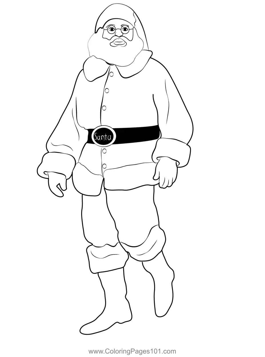 Santa Claus Coloring Pages 8