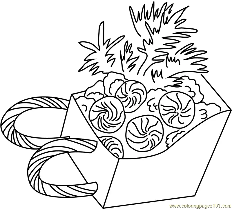 Santas Sleigh Coloring Pages 2