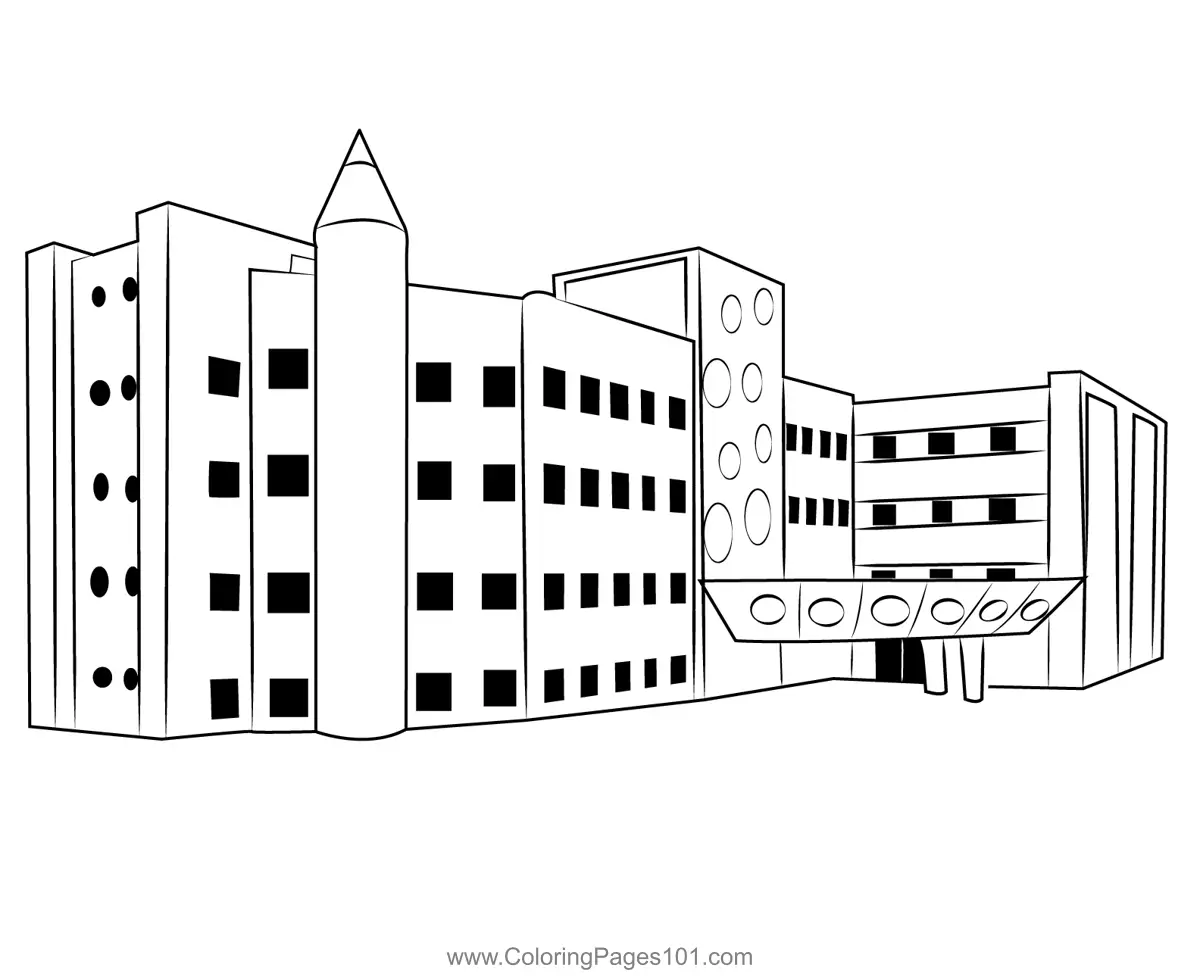Schools Coloring Pages 1