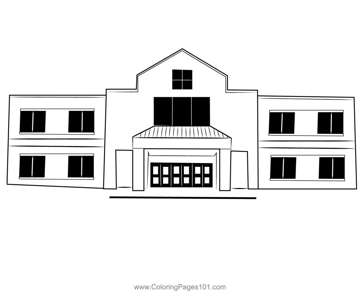 Schools Coloring Pages 3