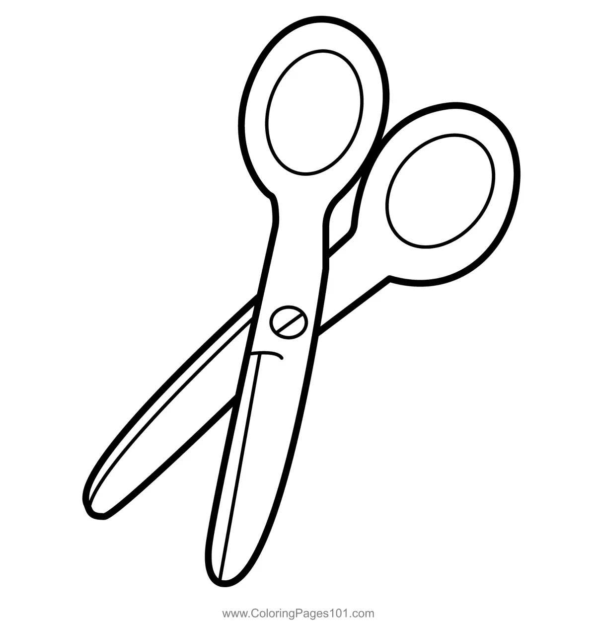 Scissors Coloring Pages 1