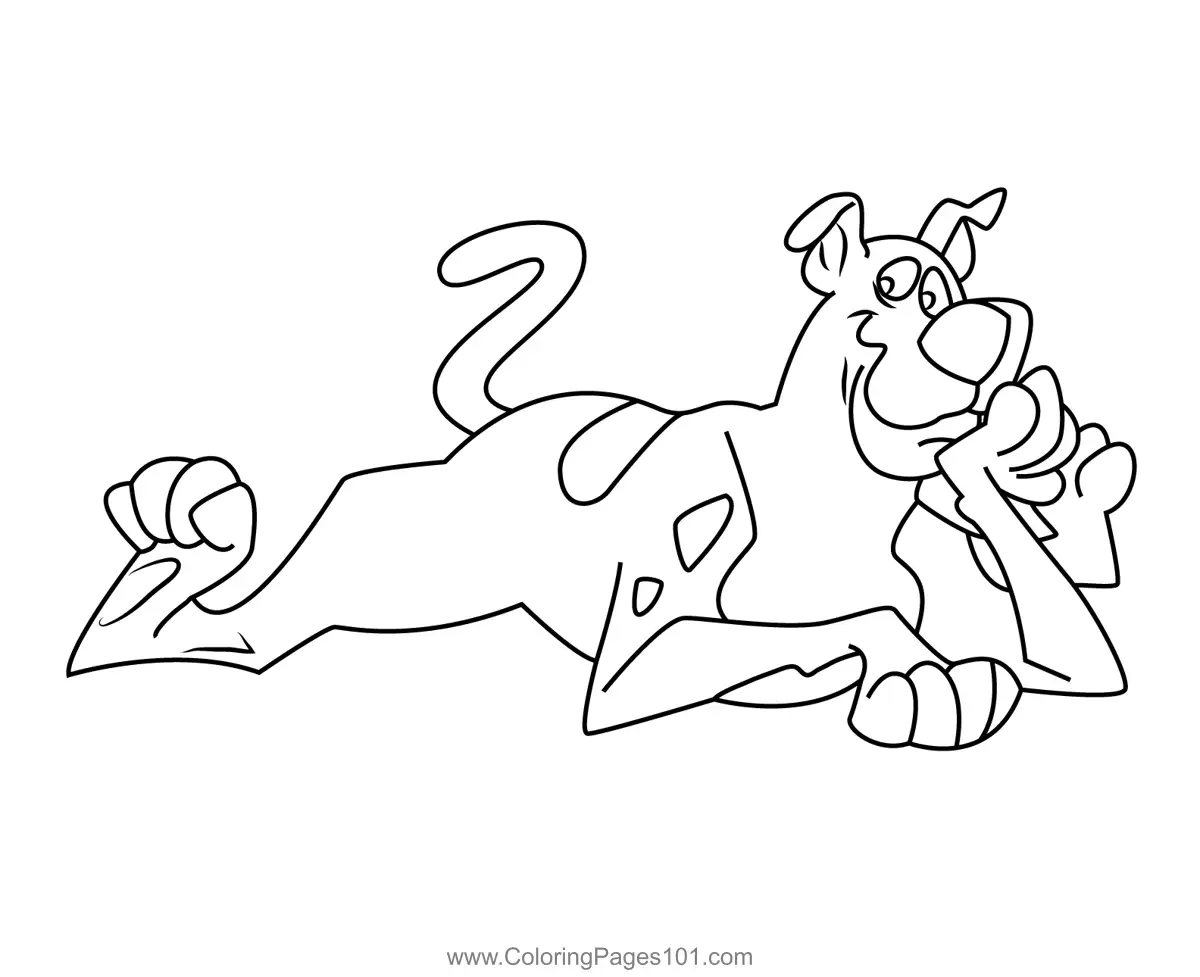 Scooby-Doo Coloring Pages 8