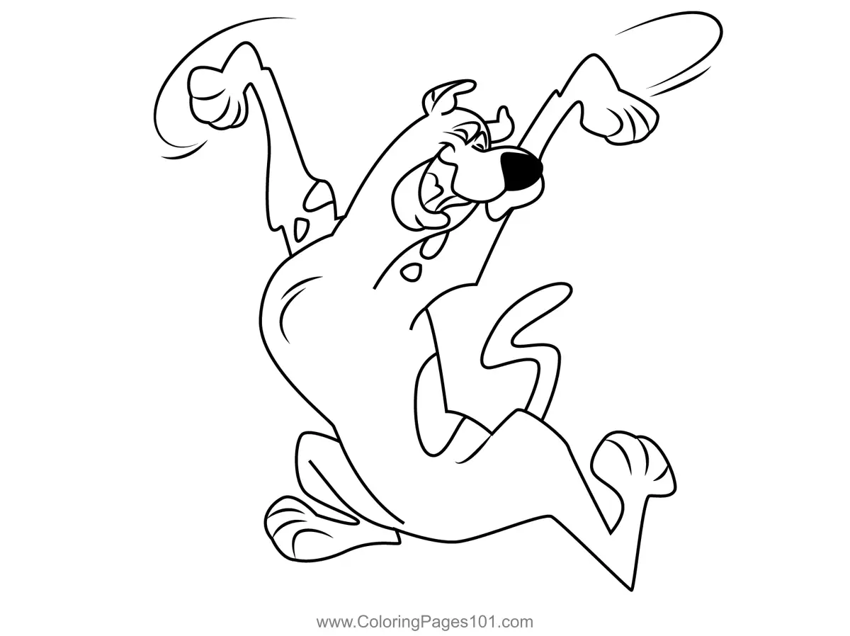 Scooby-Doo Coloring Pages 9