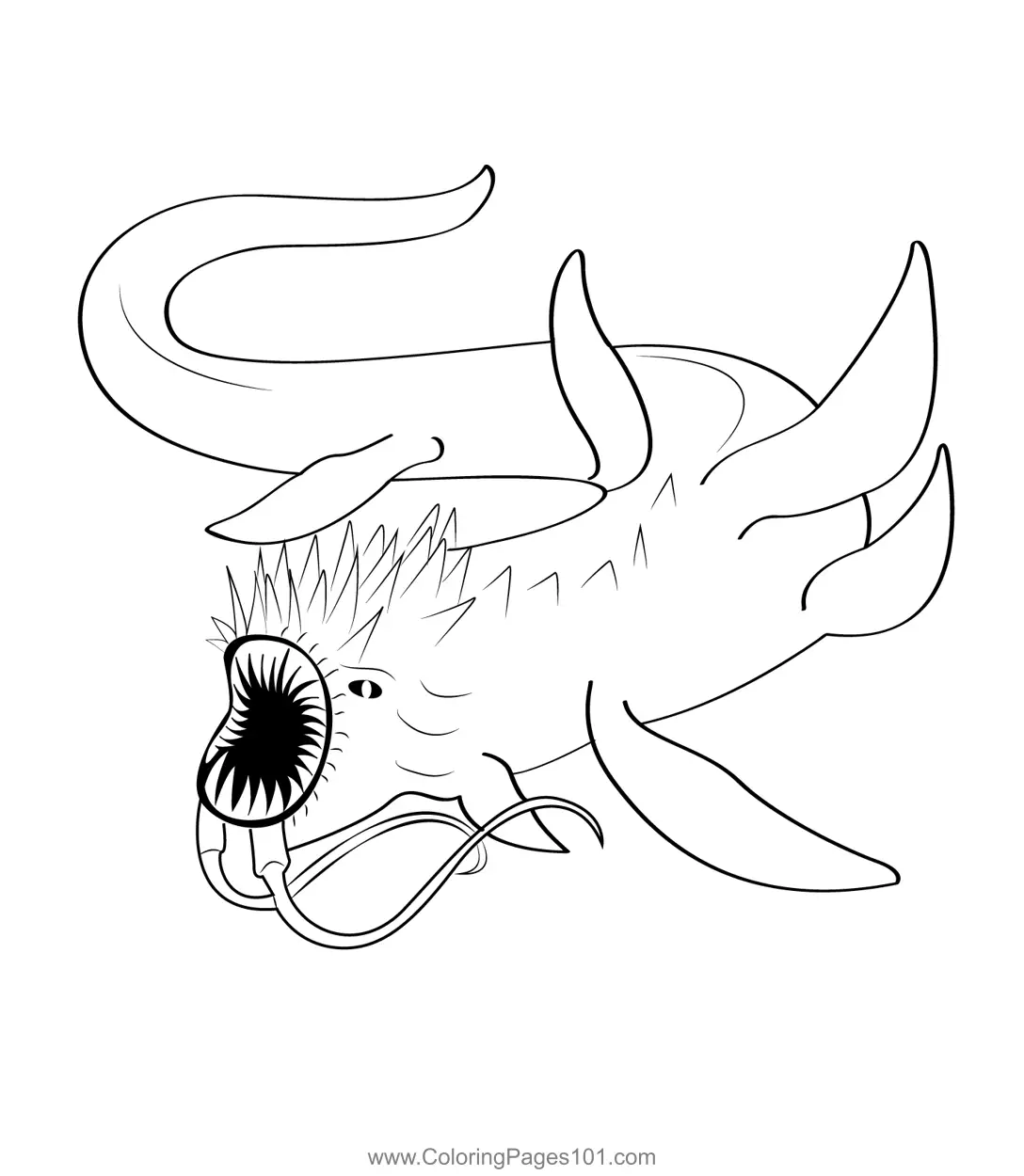 Sea Monsters Coloring Pages 2