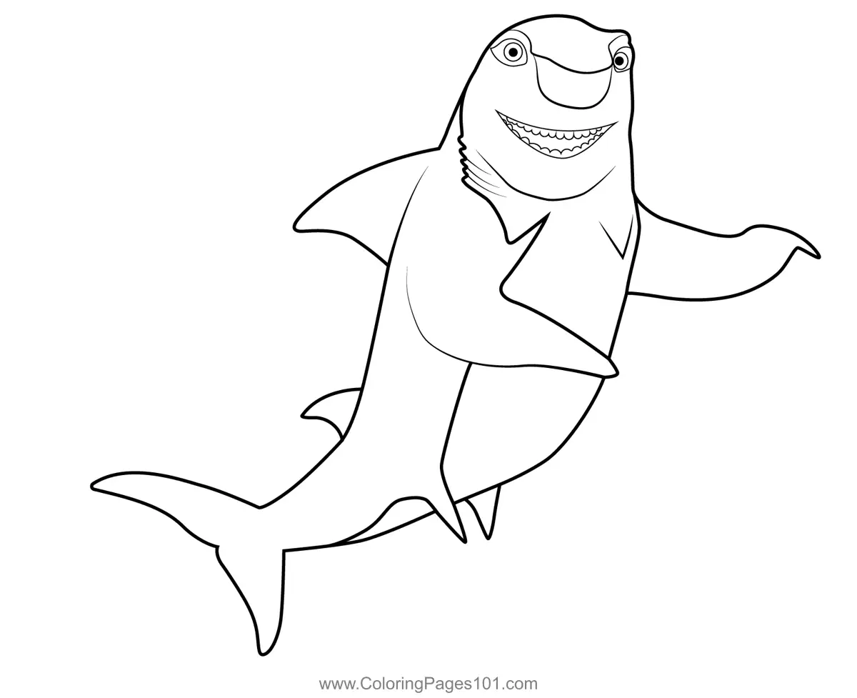 Shark Tale Coloring Pages 11