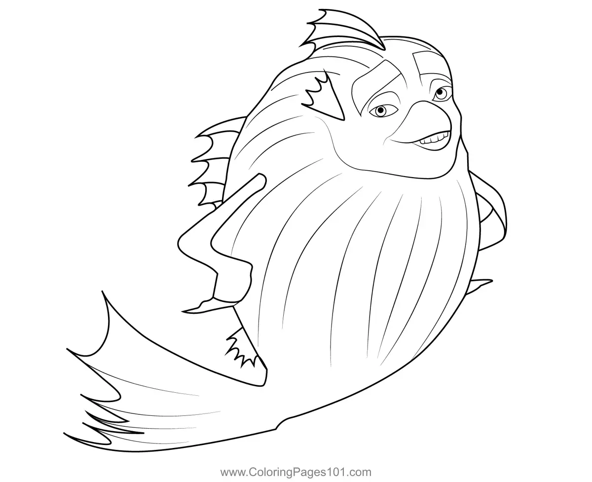 Shark Tale Coloring Pages 4