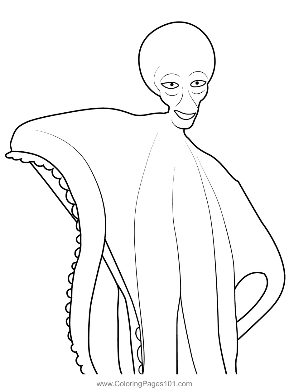 Shark Tale Coloring Pages 9