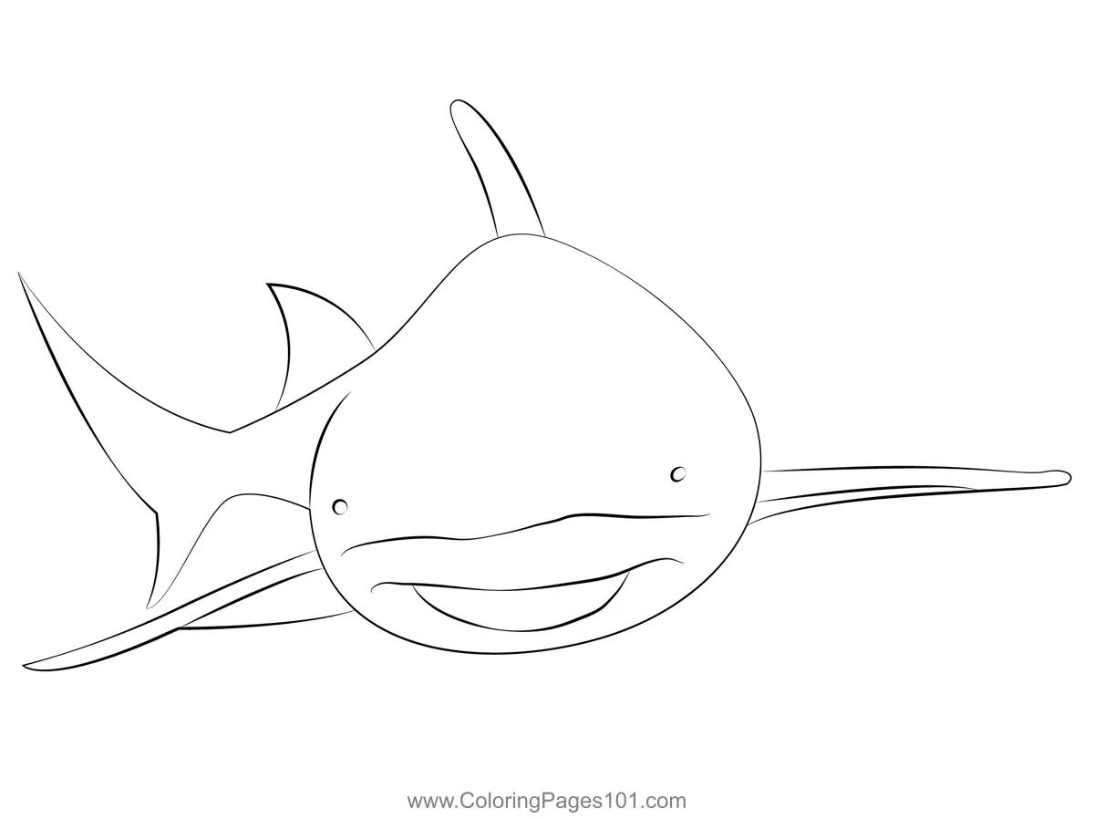 Sharks Coloring Pages 6