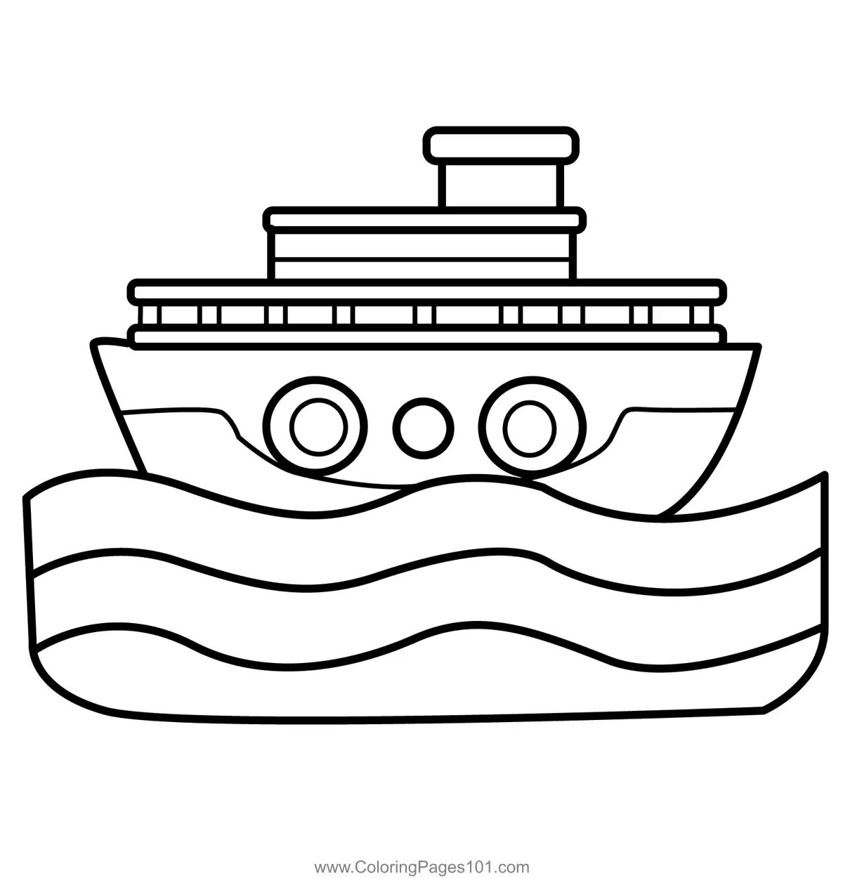 Ships Coloring Pages 1