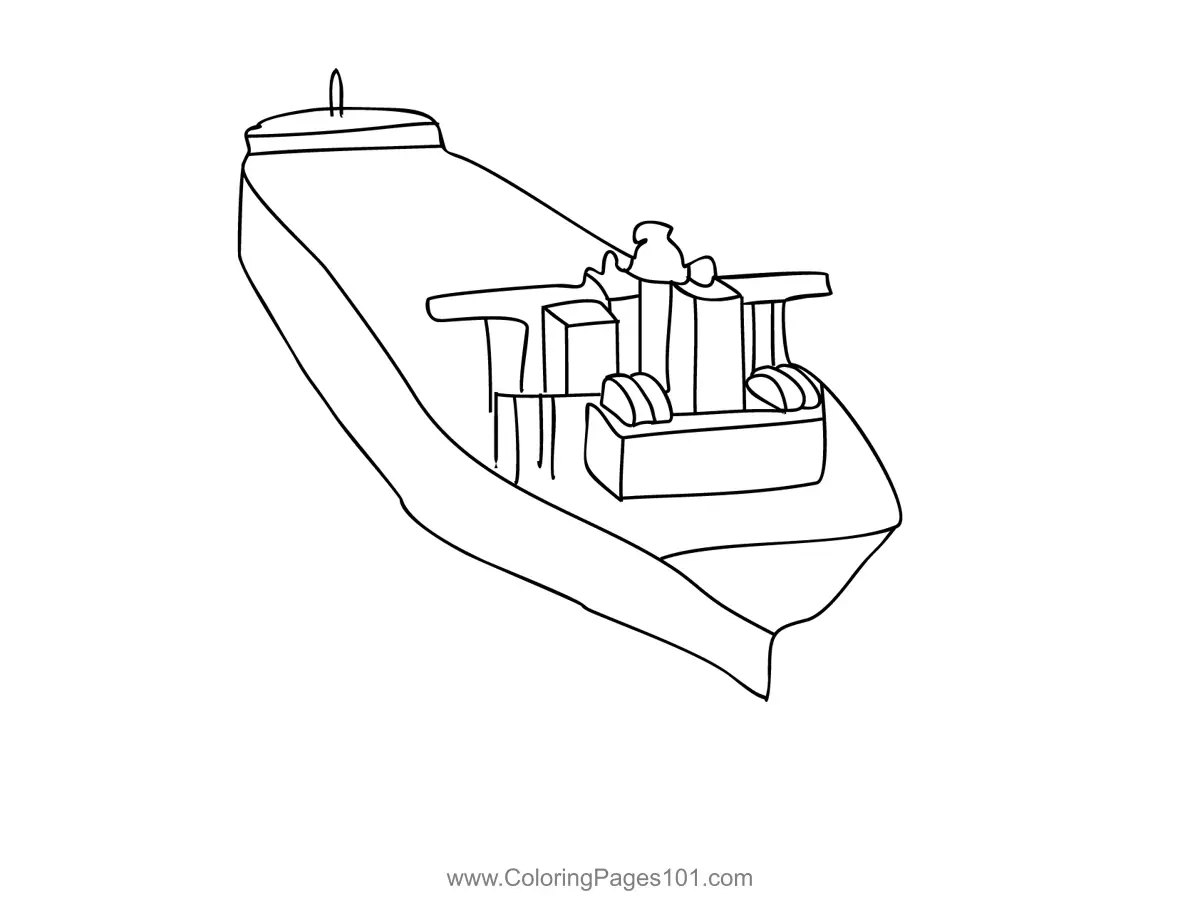 Ships Coloring Pages 4