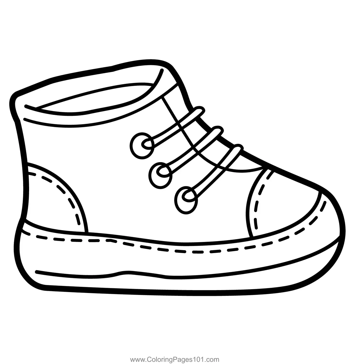 Shoes Coloring Pages 4