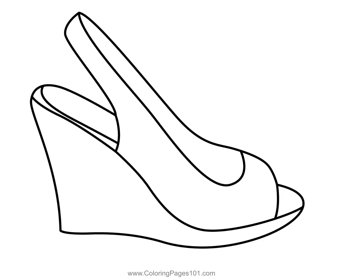 Shoes Coloring Pages 8