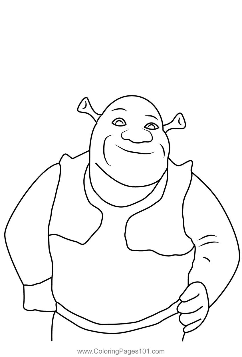 Shrek the Third Coloring Pages 1