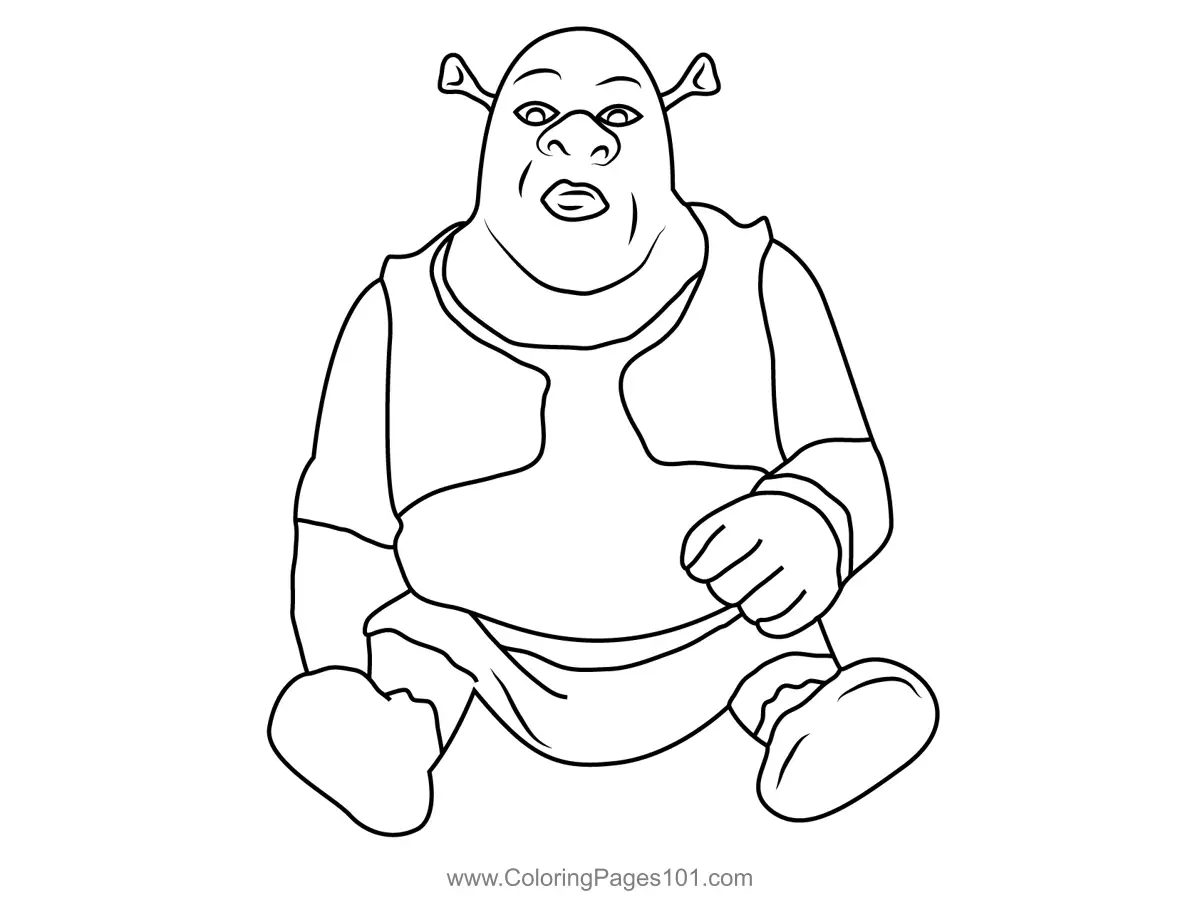 Shrek the Third Coloring Pages 3