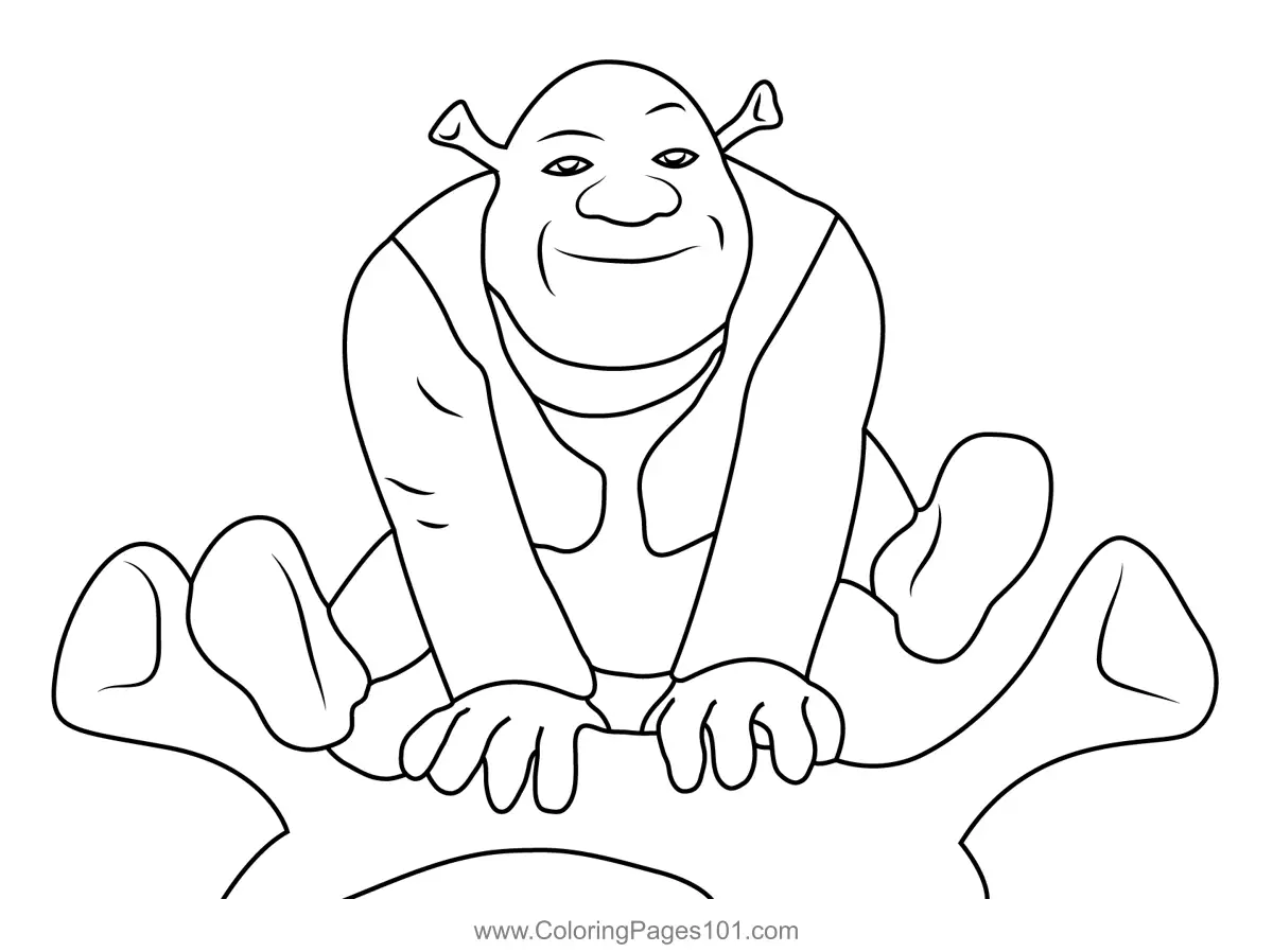 Shrek the Third Coloring Pages 4