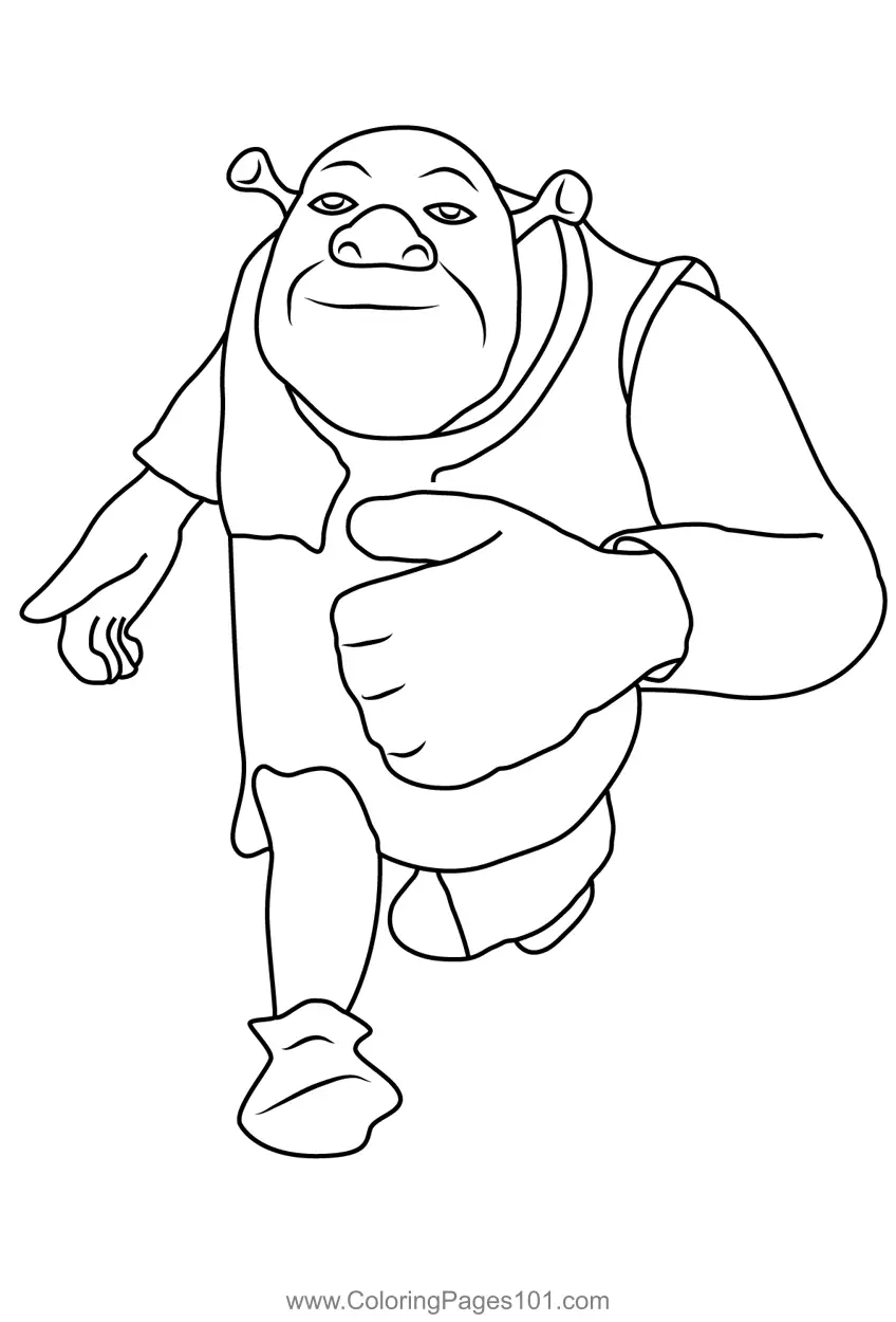 Shrek the Third Coloring Pages 5