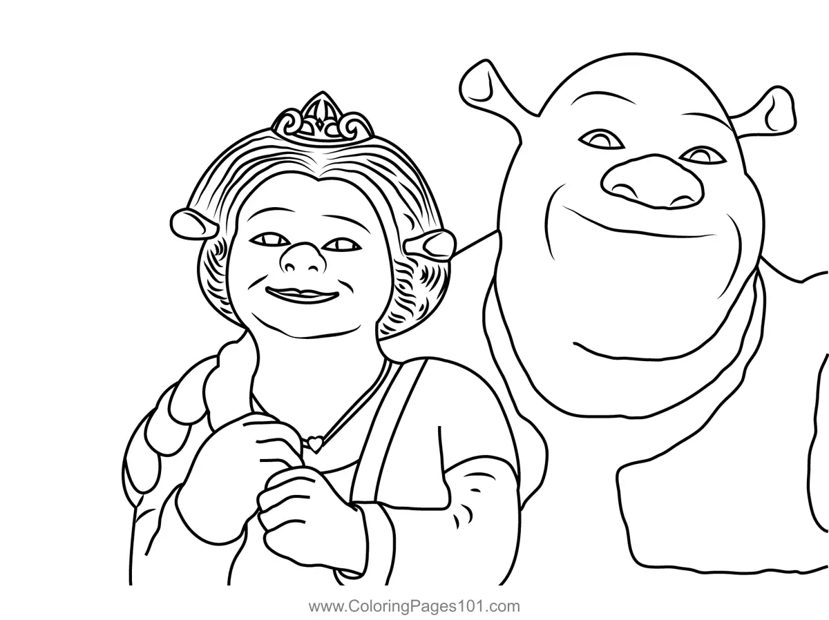 Shrek the Third Coloring Pages 6
