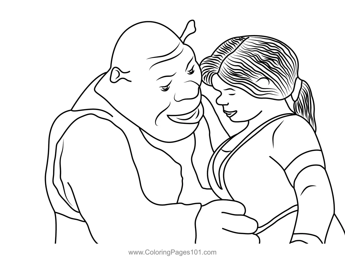 Shrek the Third Coloring Pages 7
