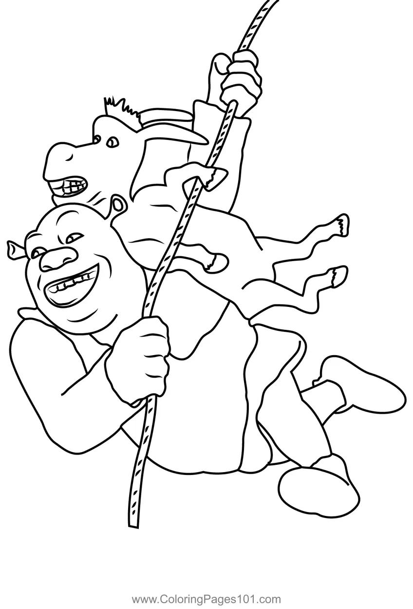 Shrek the Third Coloring Pages 8