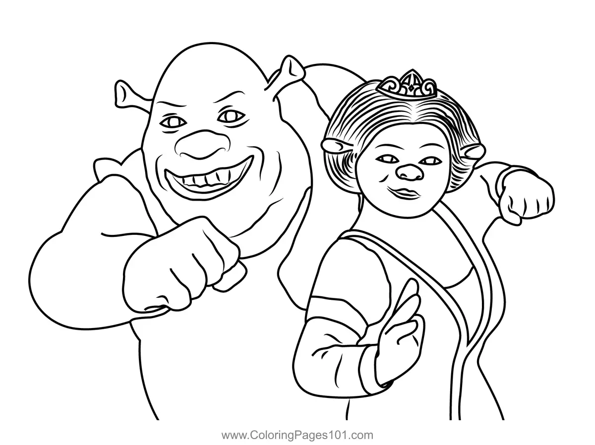 Shrek the Third Coloring Pages