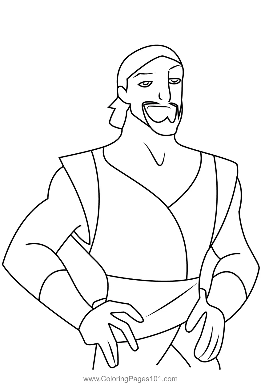 Sinbad Legend of the Seven Seas Coloring Pages 1