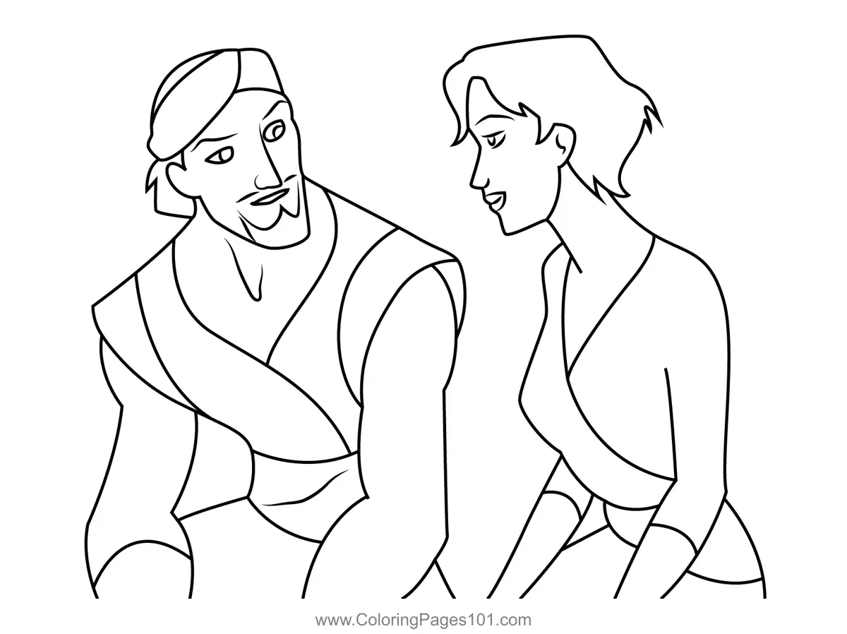 Sinbad Legend of the Seven Seas Coloring Pages