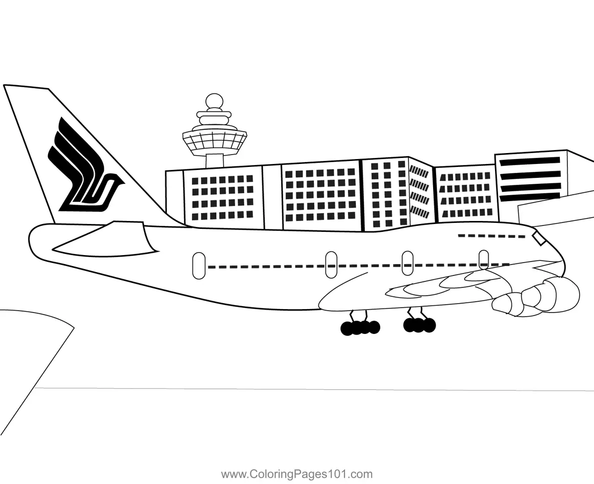 Singapore Coloring Pages 2
