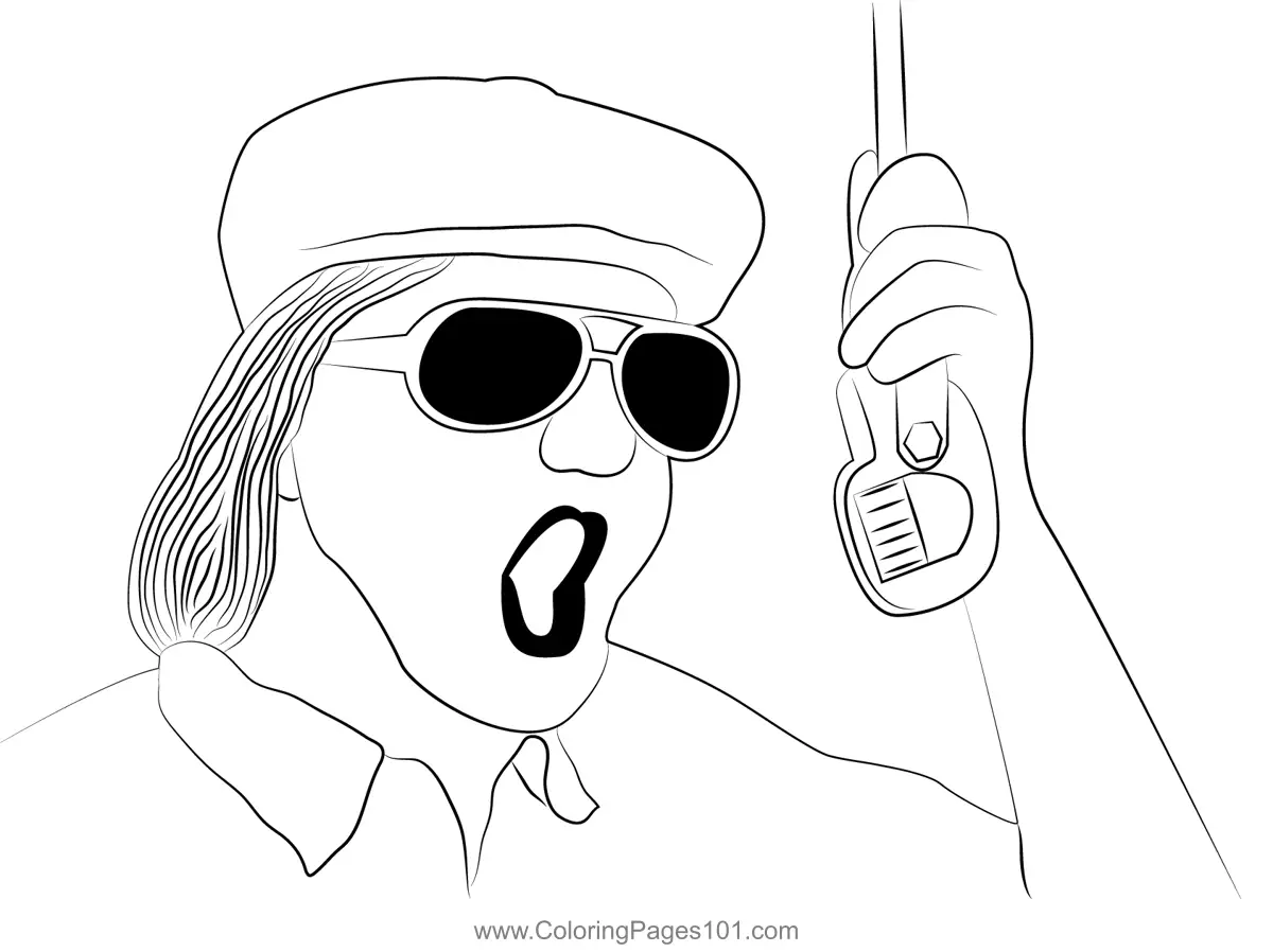 Singers Coloring Pages 4
