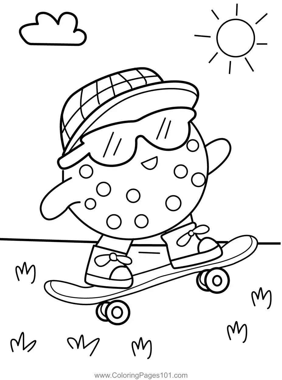 Skating Coloring Pages 5