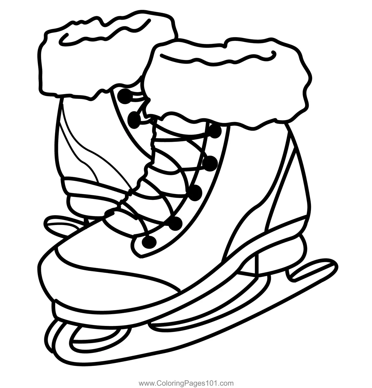 Skating Coloring Pages 7