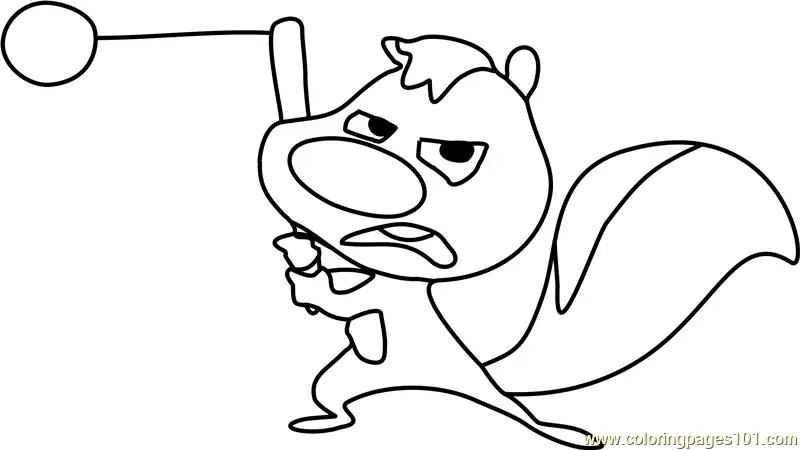 Skunk Fu Coloring Pages 5