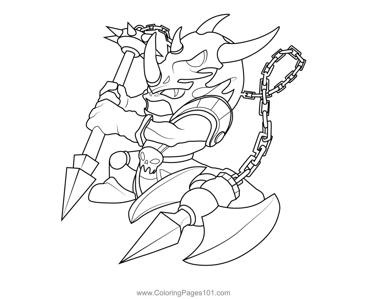 Skylanders Coloring Pages 8