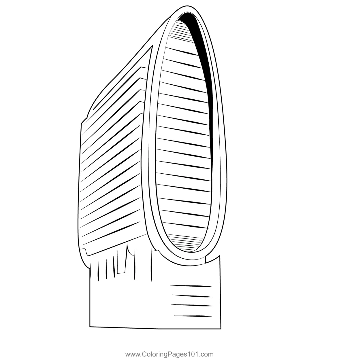 Skyscrapers Coloring Pages 10