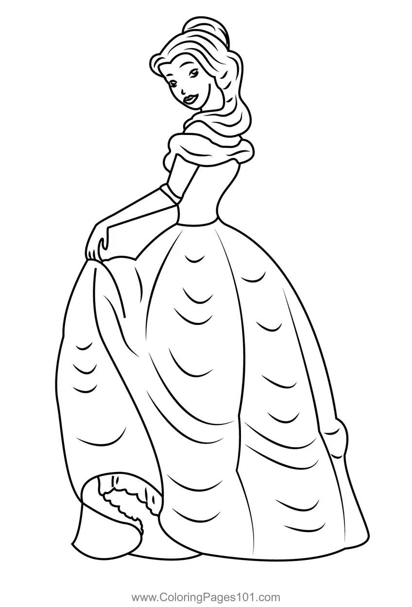 Sleeping Beauty Coloring Pages 5