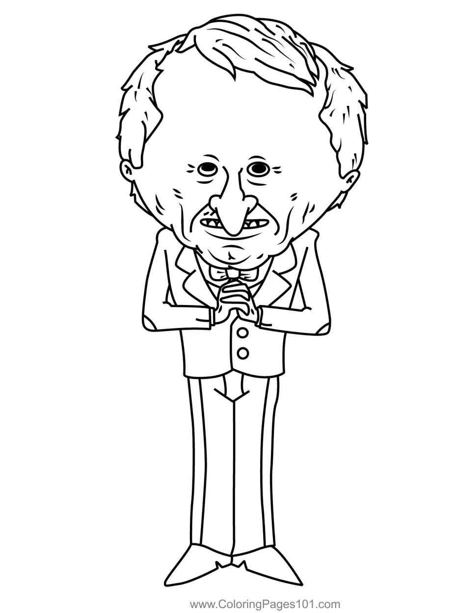 Smiling Friends Coloring Pages 2