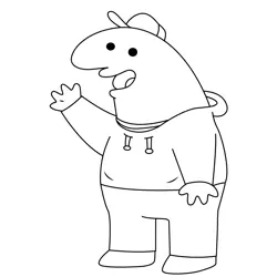 Smiling Friends Coloring Pages 4