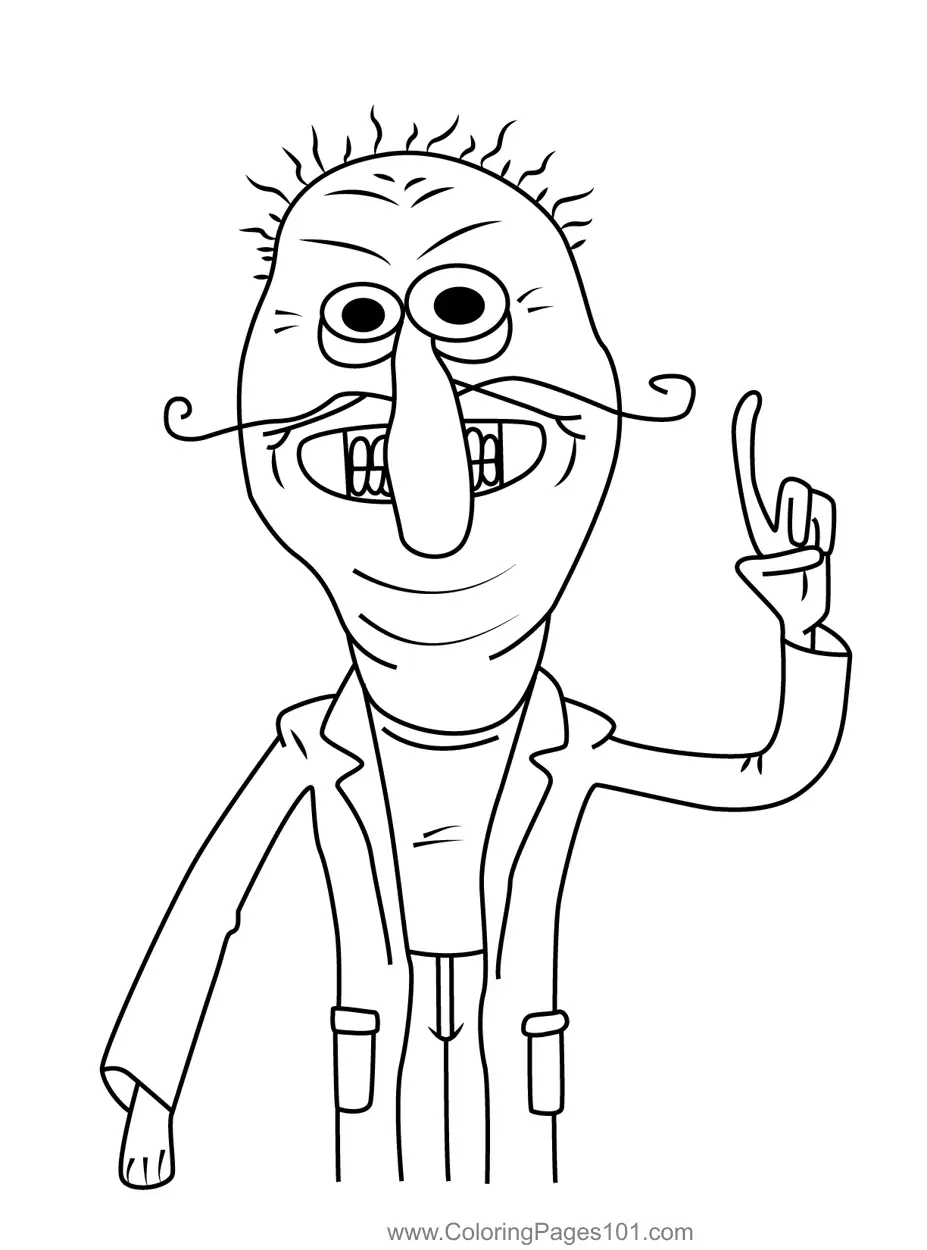 Smiling Friends Coloring Pages 5