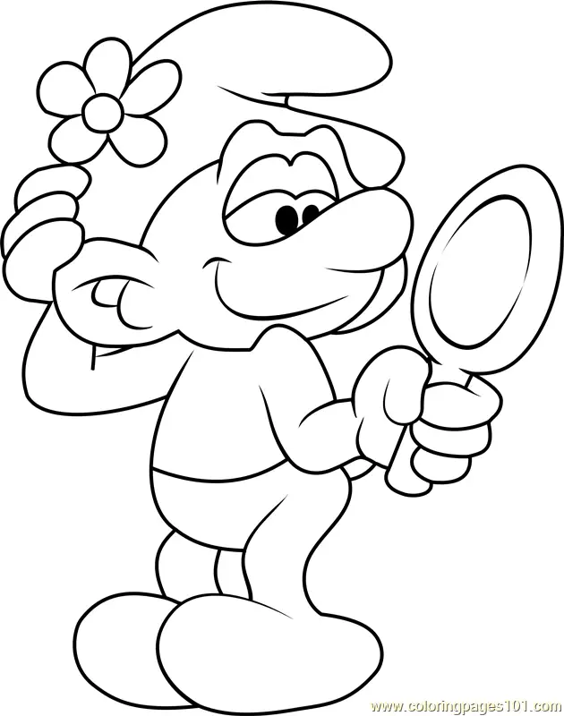 Smurfs The Lost Village Coloring Pages 1